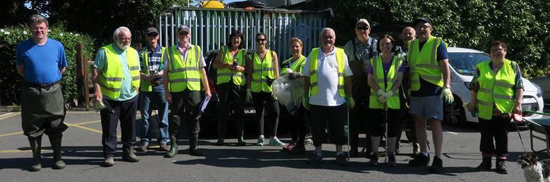 Litter Mugs before the June 2017 clean-up