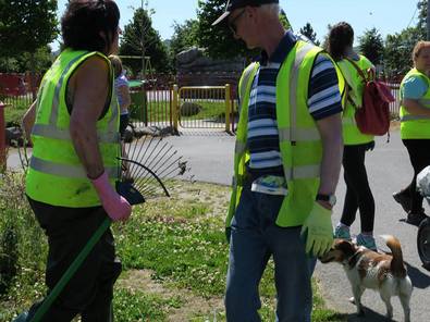 Cleaning up in SWP in June 2017