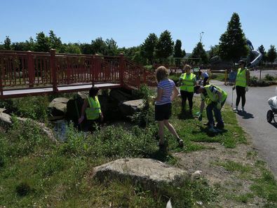 Cleaning up Sean Walsh Memorial Park