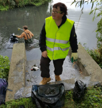 September 2017 Litter Mug clean up in Sean Walsh Park