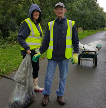 September 2017 Litter Mug clean up in Sean Walsh Park
